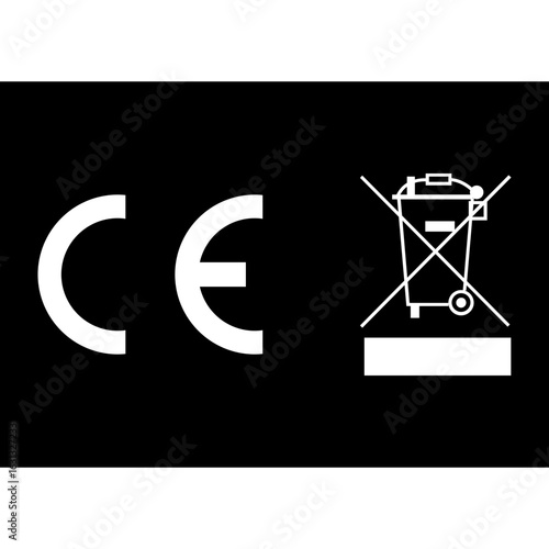 CE WEEE VECTOR ICON