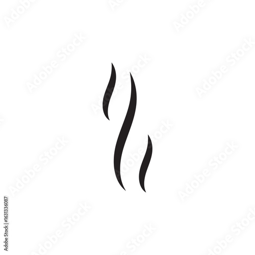 Smoke icon. Steam icon. cigarette or hot food and drink vapor, hookah cloud overlays design elements. Isolated vector icon. eps10