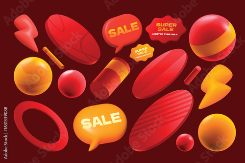 3D SALE_ORIGINAL vector design mega