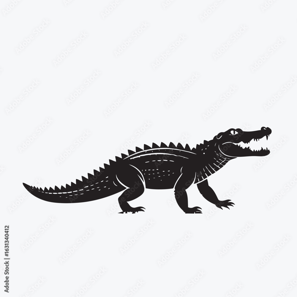 Obraz premium iguana on white background