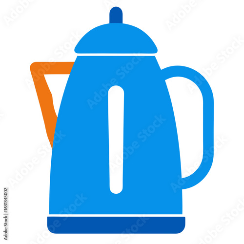 kettle on white background