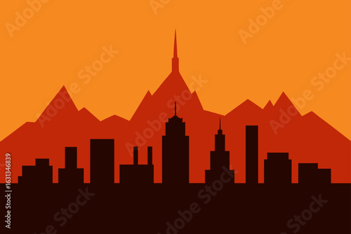 seattle skyline at sunset