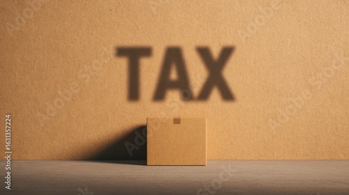 An image symbolizing the trade war and the imposition of import tariffs between countries by the United States.