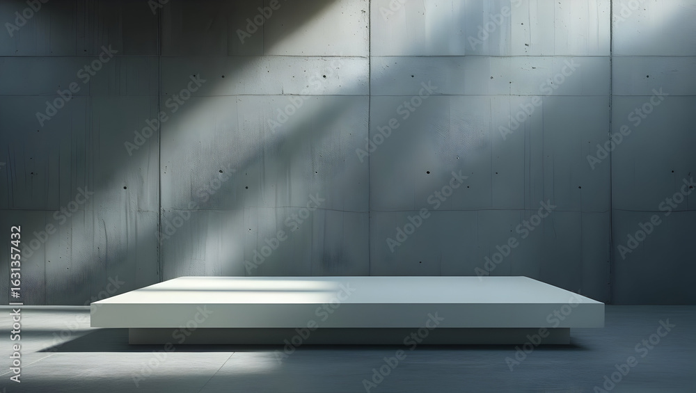 Fototapeta premium empty room with white walls