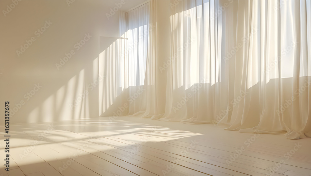 Obraz premium empty room with window