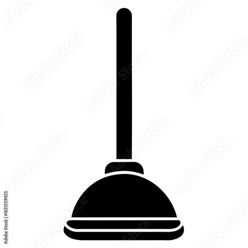 plunger isolated on white