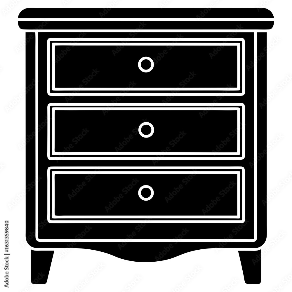 Obraz premium vector illustration of a modern furniture