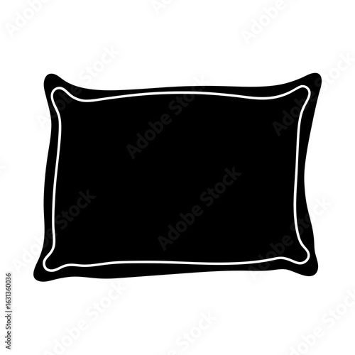 pillow isolated on white background