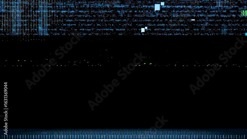 Glitch Effect Digital Noise Background

