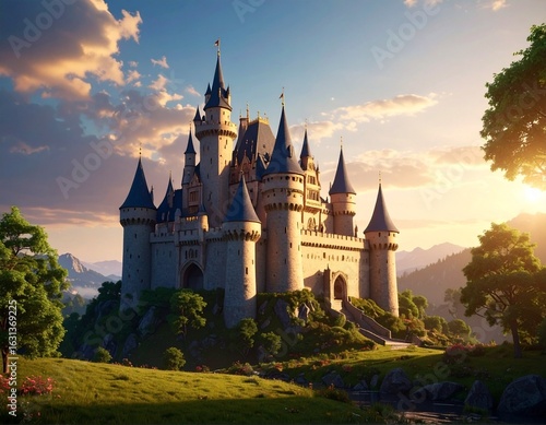 Wallpaper Mural prague castle at night Torontodigital.ca