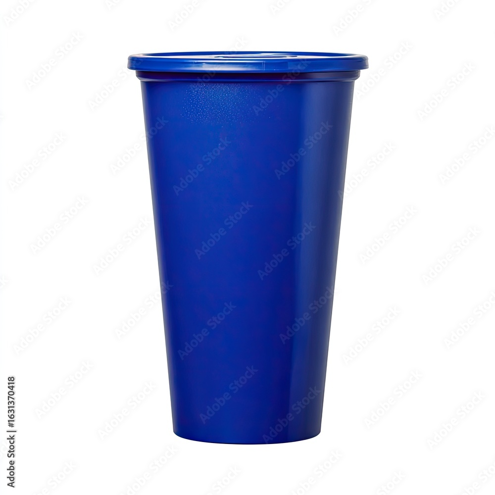 Blue plastic tumbler Blue plastic tumbler