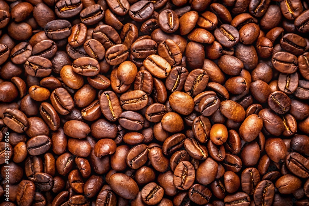 Fototapeta premium Pile of coffee beans