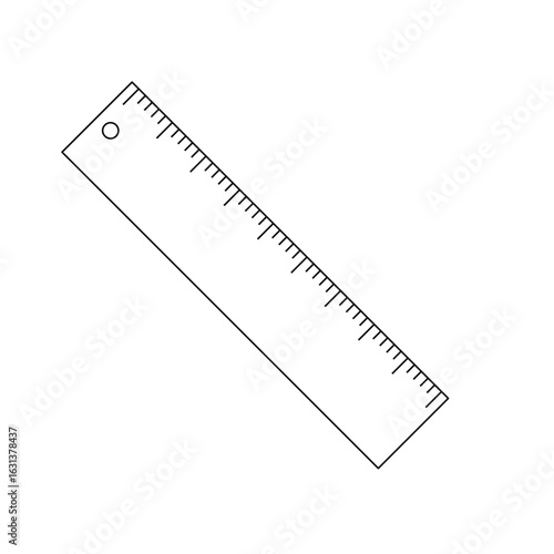 ruler vector illustration