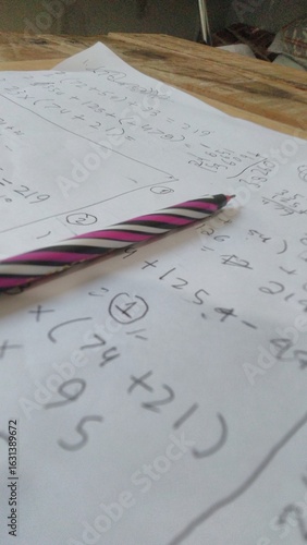Math Calculation on Paper with Pen