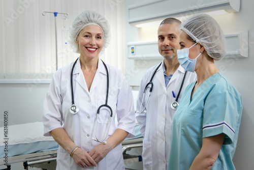 Medycyna na świecie. Prawidłowa diagnoza i wsparcie medyczne. Ścisłe procedury lekarskie w klinice.