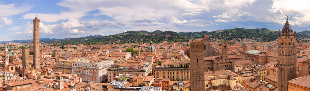 Fototapeta premium Panoramic view of Bologna - Italy