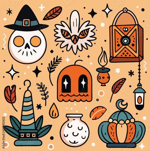 Horror Hallowen set 