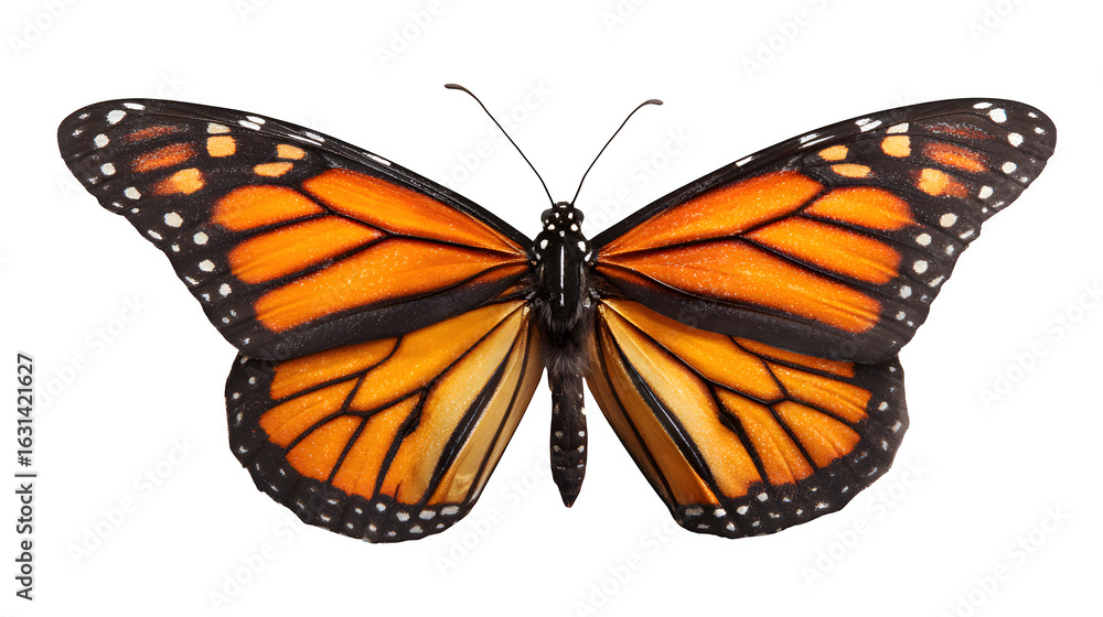 Fototapeta premium butterfly on white background