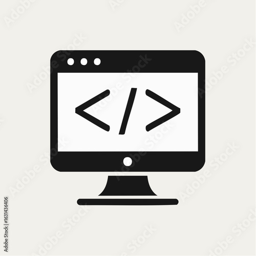 Computer screen displaying code, symbolizing programming or web development.