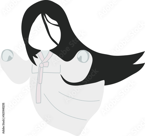 얼굴합성_처녀귀신05_달걀귀신_공포_호러_납량특집_귀신의집_전설의고향_할로윈