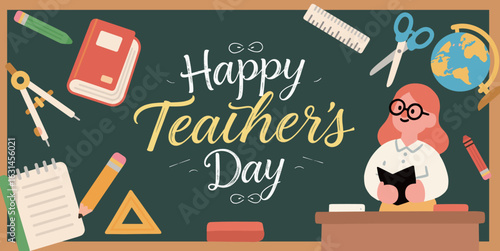 Happy Teachers' Day Celebration Template2