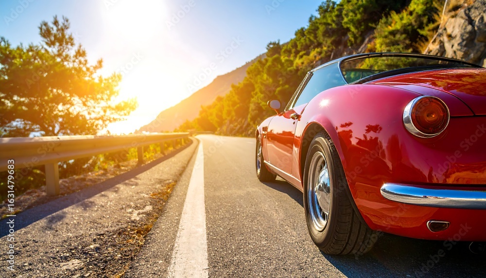 Fototapeta premium car on the road