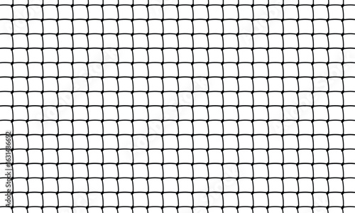 Minimalist black grid pattern on white background. Uniform squares with slightly irregular lines create a textured, mesh-like effect. Geometric, seamless, and evenly lit design.