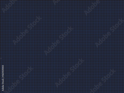 abstract black texture background with blue lines, seamless grid plaid line wallpaper, tile vintage pattern vector, digital art graphic illustration