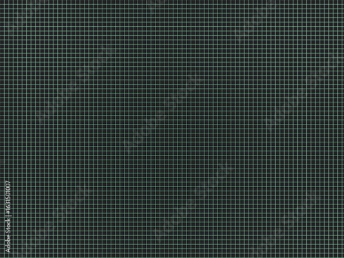 abstract black texture background with green lines, seamless grid plaid line wallpaper, tile vintage pattern vector, digital art graphic illustration