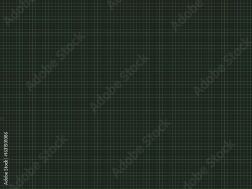 abstract black texture background with green lines, seamless grid plaid line wallpaper, tile vintage pattern vector, digital art graphic illustration