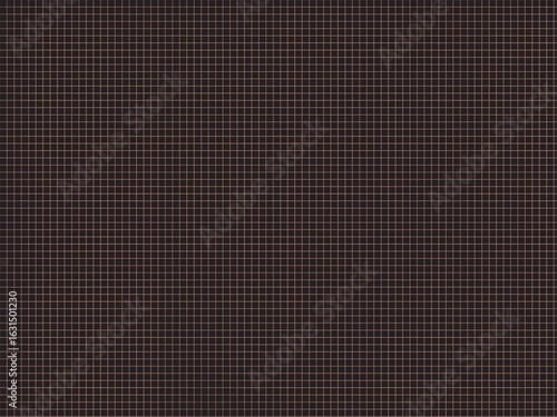 abstract black texture background with brown lines, seamless grid plaid line wallpaper, tile vintage pattern vector, digital art graphic illustration