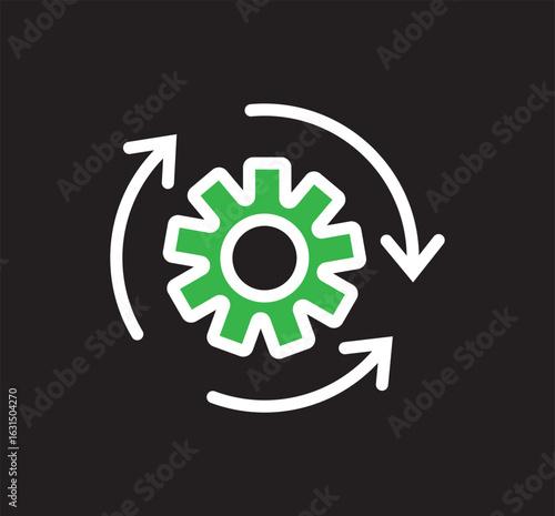 Implementation colored icon set. Icon In Different Style Vector Illustration. Designed In Thin Line, Regular Line, Bold Line, Glyph, Color Line,

