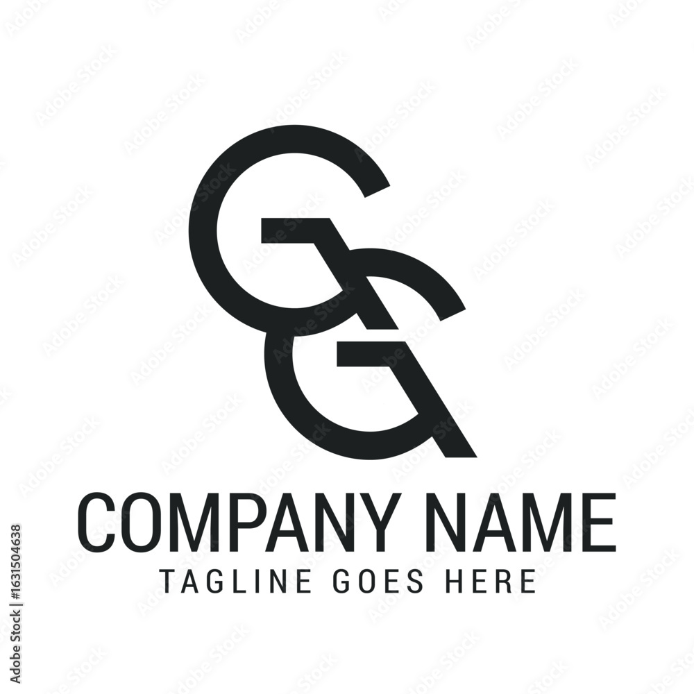 Creative Letter GG Modern Minimalist Vector Logo Design Templates for Brand Creative Letter GG Modern Minimalist Vector Logo Design Templates for Brand