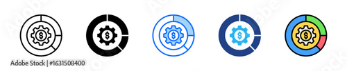 Market Penetration Icon Set Multiple Style Collection