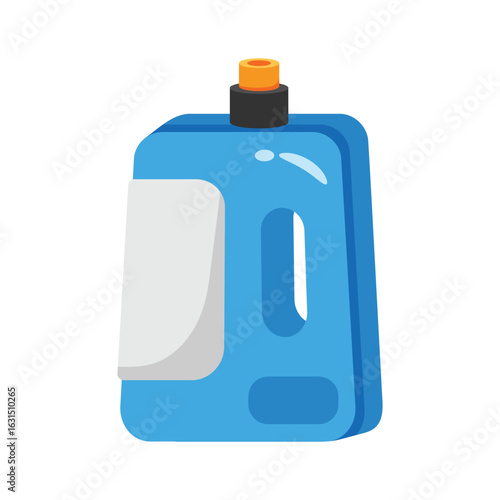 Ready to use 3d style icon of detergent bottle