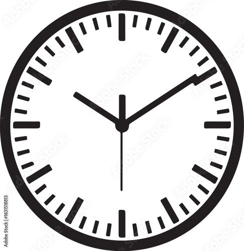Clock  vector illustration	