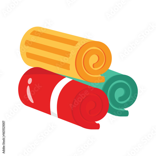 Check this handy 3d style icon of clean towels
