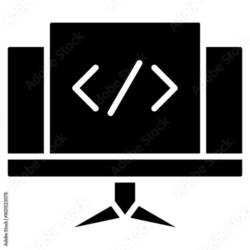 Source Code glyph icon