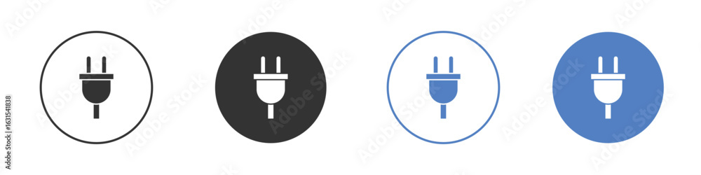 Plug adapter icon symbol. Quality design element. Plug adapter icon symbol. Quality design element.