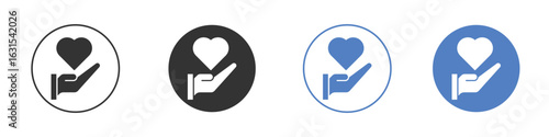 Philanthropy icon symbol. Quality design element.
