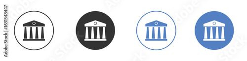 Bank icon symbol. Quality design element.