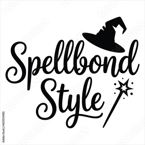 Spellbound style t shirt design