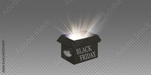 Black Friday, vector background for sale, discount, advertising, banner or poster. Price tags on hologram, in circle, png.		