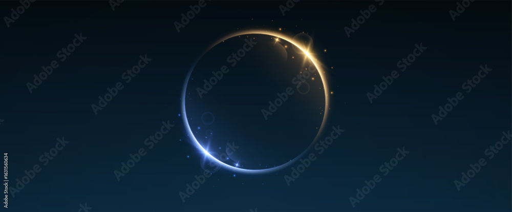 Obraz premium Modern illustration, circle, glow, ring, vortex, halo, abstract overlay effect, and transparent elements in PNG format create a stunning PNG visual for cosmic, glowing, and tech-inspired designs. 