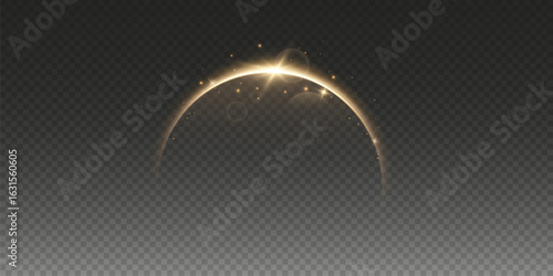 Fire trail wave, bright glow speed curve line. Glowing gold and white light stream, вектор, png. Light curve line swirl effect.	
