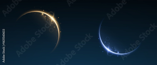 Fire trail wave, bright glow speed curve line. Glowing gold and white light stream, vector, png. Light curve line swirl effect.
