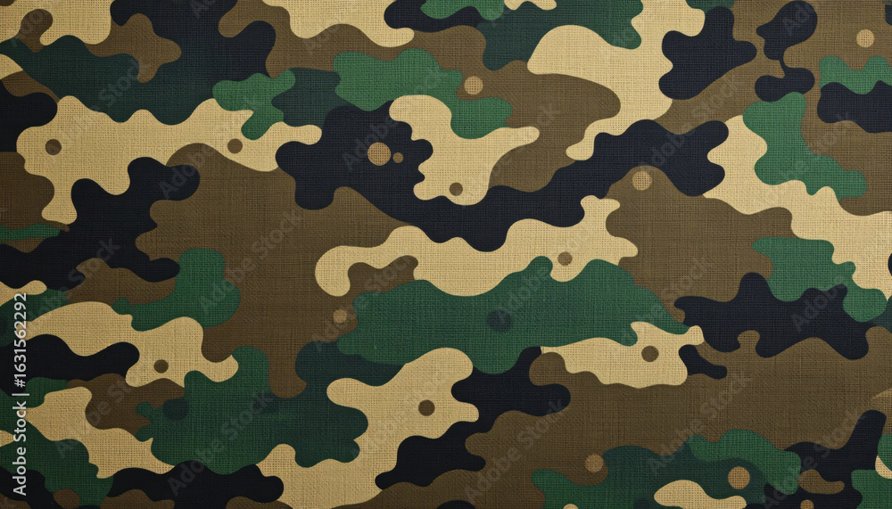 Fototapeta premium Camouflage pattern cloth texture. Background and texture for design.