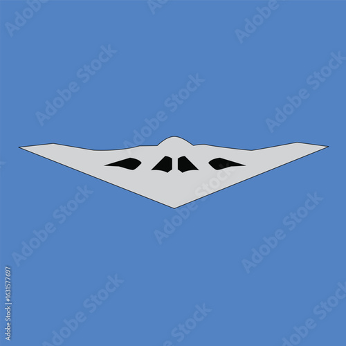 advance bomber plane vector art
