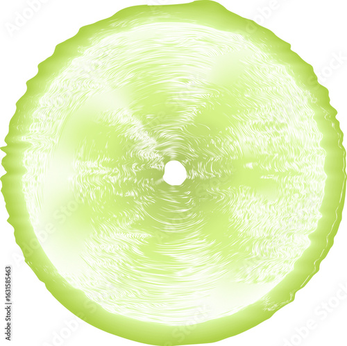 Stylized vector piece of lime for printing on clothes, websites, postcards, stickers.