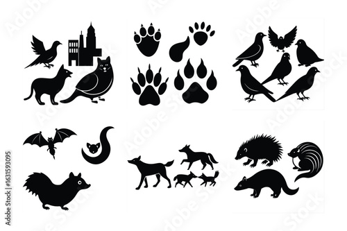 Illustration animals vector for logo